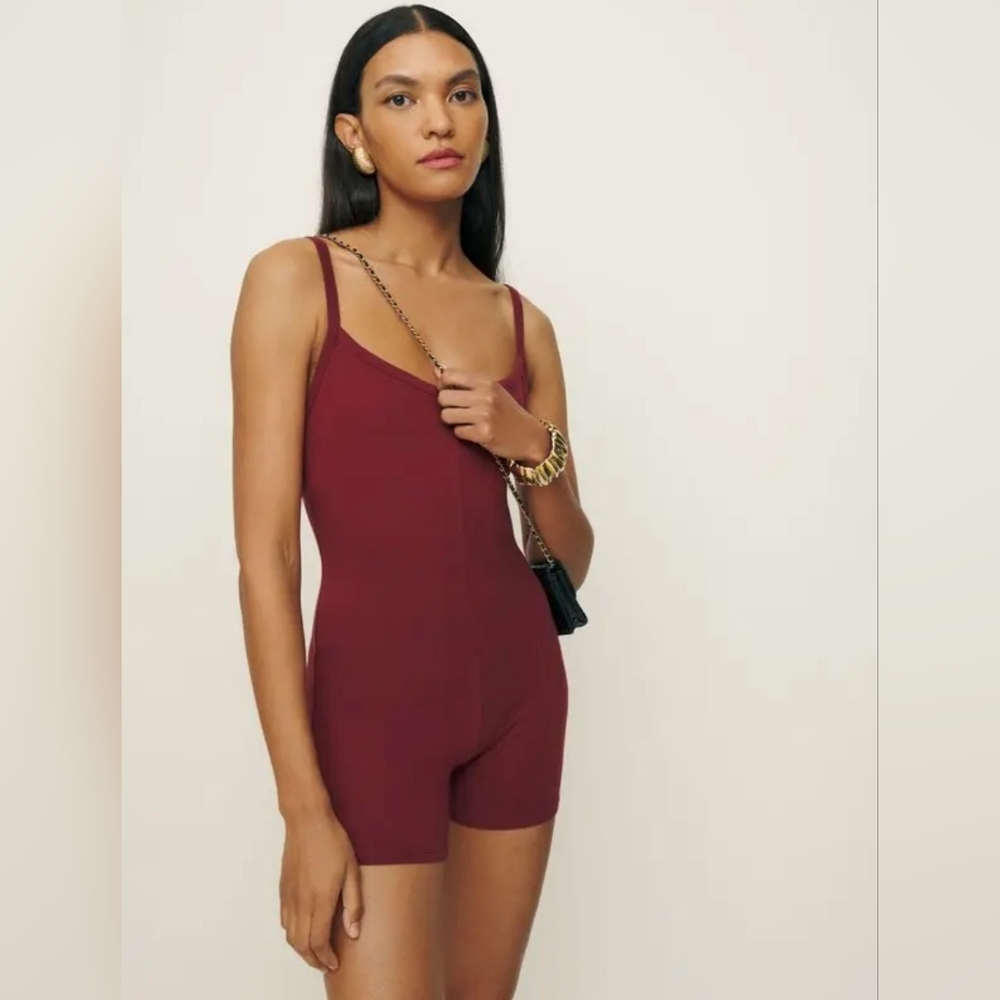 Reformation Genelle Chianti Romper